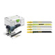 Set Festool Akku-Pendelstichsäge PSC 420 EB-Basic CARVEX Solo-Version + Stichsägeblatt-set STS-Sort/25 W-1