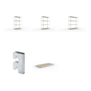 Set META-Regalbau GmbH & Weitspannregal vzk 1700x800x2970 Spanp. +...