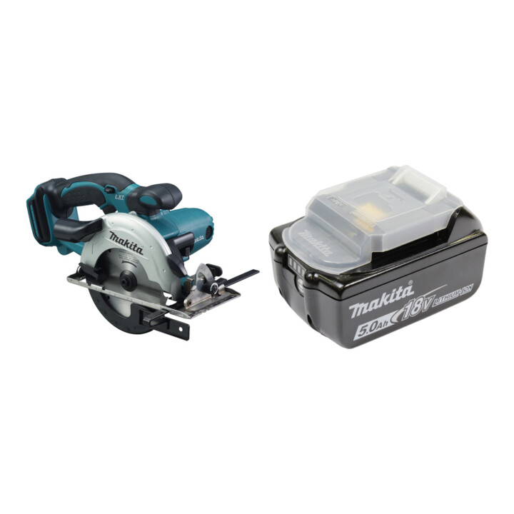 Set Makita Akku-Handkreissäge 18 V DSS501Z Solo-Version + Makita Akku 18,0 V 5,0 Ah Li-Ion BL1850B