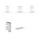 Set META-Regalbau GmbH & Weitspannregal vzk 1700x800x2970 Stahlp +...