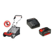 Set Einhell Akku-Spindelmäher GE-HM 18/38 Li-Solo + PXC-Starter-Kit 18V 4,0Ah PXC Starter Kit