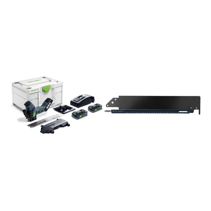 Set Festool Akku-Dämmstoffsäge ISC 240 HPC 4,0 EBI-Plus + Schneidgarnitur SG-240/G-ISC