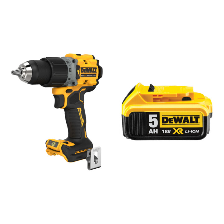Set DEWALT Schlagbohrschrauber 18V DCD805NT-XJ + Akku 5Ah DCB184-XJ