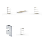 Set META-Regalbau GmbH & Weitspannregal SPEED RACK2000x600x2970 mm verz. +...