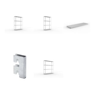 Set META-Regalbau GmbH & Weitspannregal Speed-RackGr 2970x2000x600 mm +...