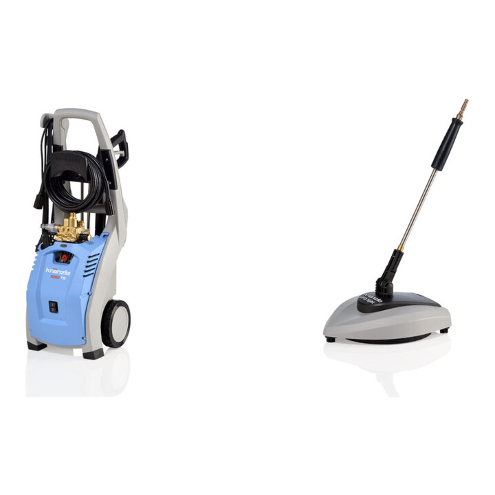 Set Kränzle K 1050 TS + Flächenreiniger Round Cleaner UFO