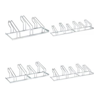 Set STIER Fahrradständer für 3 Räder verzinkt + Fahrradständer für 4 Räder verzinkt + Fahrradständer für 5 Räder verzinkt + Fahrradständer für 6 Räder verzinkt