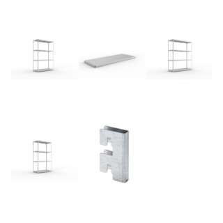 Set META-Regalbau GmbH & Weitspannregal Speed-RackGr 2970x2000x800 mm +...
