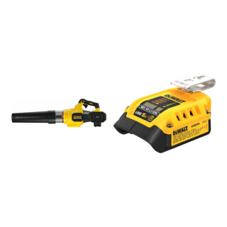 Set DEWALT Flexvolt Akku-Axialgebläse 54V, Basisversion DCMBA572N-XJ + Kombi-Ladegerät mit Powerbank-Funktion für 18 Volt XR und XR Flexvolt-Akkus DCB094K-QW