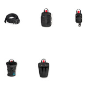 Set B&W Gürtel mit Gürteltaschen (pocket, zipperbag, hammer, universal)