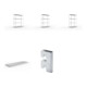 Set META-Regalbau GmbH & Weitspannregal vzk 2500x800x2970 Stahlp +...