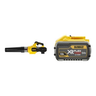 Set DEWALT Flexvolt Akku-Axialgebläse 54V, Basisversion DCMBA572N-XJ + Ersatz-Akku 54 bzw. 18 Volt/max. 12,0 Ah DCB548-XJ