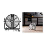 Set STIER Trommelventilator fahrbar 330W Ø600mm + Ventilator 145W