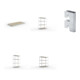 Set SPEED-RACK Zusatzfachebene + Weitspannregal vzk 1700x800x1970 + Weitspannregal vzk 1700x800x2470 + Weitspannregal vzk 1700x800x2970 + Zubehör Päckchen Verdübelungsset + 4 Stück Profilverbinder verzinkt