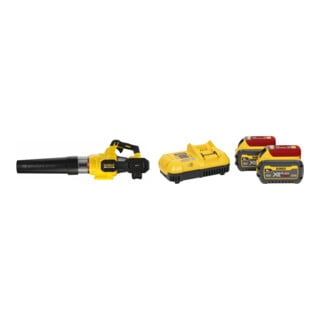 Set DEWALT Flexvolt Akku-Axialgebläse 54V, Basisversion DCMBA572N-XJ + Starter-Set 2xAkku 54V /108 Wh DCB118T2-QW