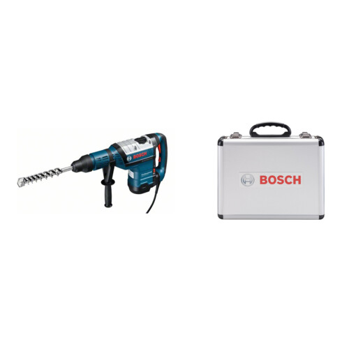 Set Bosch Bohrhammer Stemmhammer mit SDS-max GBH 8-45 DV + 11-tlg SDS plus-1 Hammerbohrer- und Mei\u00dfel-Set