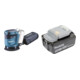 Set Makita Akku-Exzenterschleifer DBO180Z + Akku-BL1850B Li 18,0V 5.0Ah-1