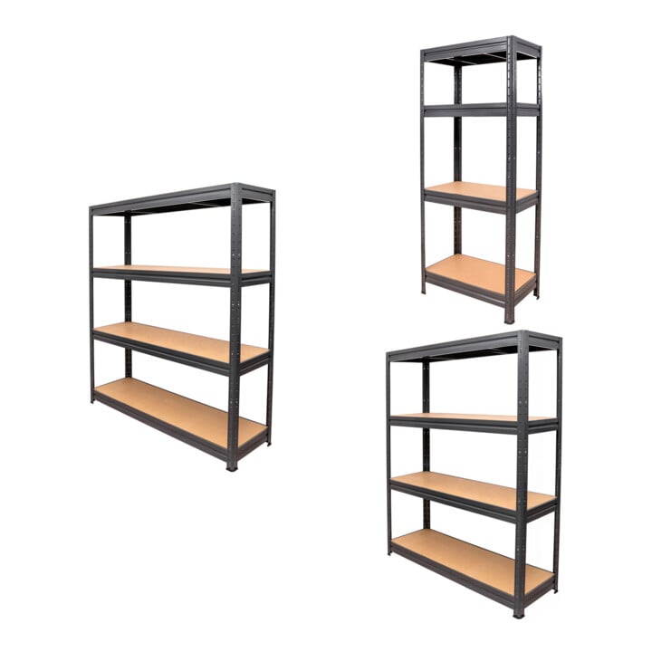 Set STIER Schwerlast-Fachbodenregal + STIER Schwerlast-Fachbodenregal + STIER Schwerlast-Fachbodenregal