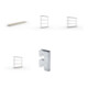 Set SPEED-RACK Zusatzfachebene + Weitspannregal SPEED RACK2500x400x1970 + Weitspannregal SPEED RACK2500x400x2470 + Weitspannregal SPEED RACK2500x400x2970 + Zubehör Päckchen Verdübelungsset + 4 Stück Profilverbinder verzinkt