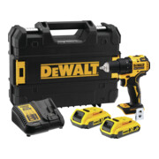 Set DeWalt Akku-Bohrschrauber 18 V, 2 Ah DCD708D2T-QW + Bit-Set 31-tlg. schlagfest