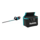 Set Makita Akku-Heckenschere 60cm o.Akku+Lader DUH601Z + Akkutasche für 2 x 18V Akkus von 3 bis 6 Ah 199297-7