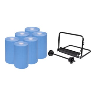 Set STIER Putzpapier-Rollen Basic + STIER Putzpapier-Rollen Wandhalter
