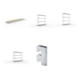 Set SPEED-RACK Zusatzfachebene + Weitspannregal SPEED RACK2500x600x1970 + Weitspannregal SPEED RACK2500x600x2470 + Weitspannregal SPEED RACK2500x600x2970 + Zubehör Päckchen Verdübelungsset + 4 Stück Profilverbinder verzinkt