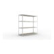Set SPEED-RACK Zusatzfachebene + Weitspannregal SPEED RACK2500x800x1970 + Weitspannregal SPEED RACK2500x800x2470 + Weitspannregal SPEED RACK2500x800x2970 + Zubehör Päckchen Verdübelungsset + 4 Stück Profilverbinder verzinkt
