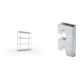Set SPEED-RACK Zusatzfachebene + Weitspannregal vzk 2500x800x1970 + Weitspannregal vzk 2500x800x2470 + Weitspannregal vzk 2500x800x2970 + Zubehör Päckchen Verdübelungsset + 4 Stück Profilverbinder verzinkt
