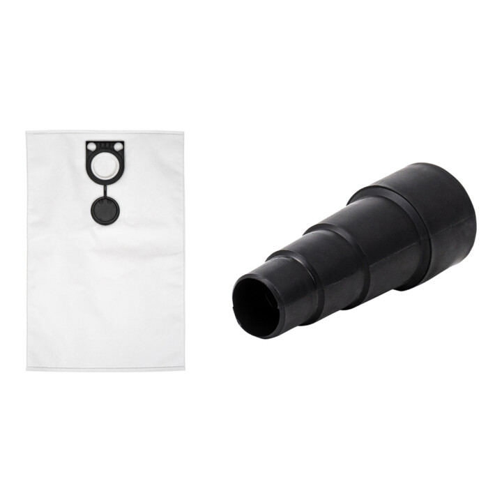 Set STIER Vliesfilterbeutel 5 Stk 25L + Universal Anschlussmuffe
