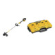 Set DEWALT Flexvolt Akku-Motorsense und Trimmer, 54V, Basisversion DCM571N-XJ + Akku-Vierfach-Schnelladegerät DCB104-QW