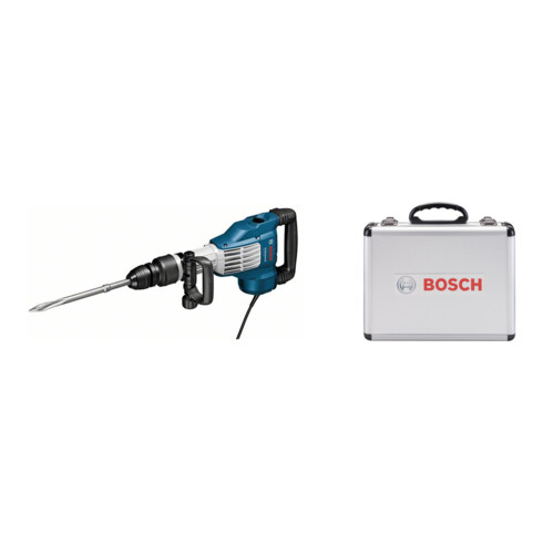 Set Bosch Schlaghammer mit SDS-max GSH 11 VC + 11-tlg SDS plus-1 Hammerbohrer- und Meißel-Set