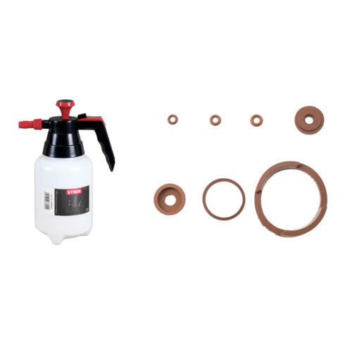 Set STIER Pumpsprühflasche 1L Viton + Ersatzdichtung Viton