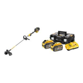 Set DEWALT Flexvolt Akku-Motorsense und Trimmer, 54V, Basisversion DCM571N-XJ + Akku-Starter-Set, 216 Wh DCB118Y2T-QW