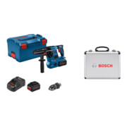 Set Bosch Akku-Bohrhammer mit SDS plus GBH 18V-28 CF + 11-tlg SDS plus-1 Hammerbohrer- und Meißel-Set