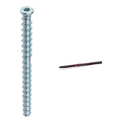 Set Heco MULTI-MONTI TC 7,5 x 100 TimberConnect T-Drive A2K + Setzwerkzeug für MMS-TC 7,5 Schwellenanker