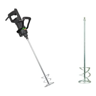 Set Eibenstock Rührwerk EHR 15.2 SB SET + Wendelrührer WG120/M 14 Rechtsgewendelt