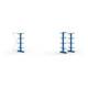 Set Kragarmregal AF doppels. 2000x1030x800 + Fachboden MS 200 verz. 1000x400 + KR 330 Boden 1000x400 + Sockelboden 1000x400 + Kragarmregal GF doppels. 2000x1030x800