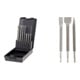 Set STIER Jeu de forets à percussion 7 pièces + Jeu de burins SDS-plus 3 pièces