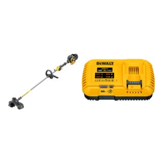 Set DEWALT Flexvolt Akku-Motorsense und Trimmer, 54V, Basisversion DCM571N-XJ + System-Schnellladegerät