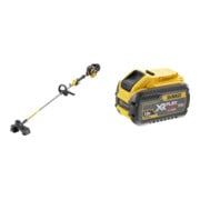 Set DEWALT Flexvolt Akku-Motorsense und Trimmer, 54V, Basisversion DCM571N-XJ + Ersatz-Akku 54V /162 Wh DCB547-XJ