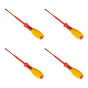 Set STIER Schlitz-Schraubendreher slimVDE+, 3,5 x 0,5 mm + STIER Schlitz-Schraubendreher slimVDE+, 4,0 x 0,8 mm + STIER Schlitz-Schraubendreher slimVDE+, 5,5 x 1,0 mm + STIER Schlitz-Schraubendreher slimVDE+, 6,5 x 1,2 mm