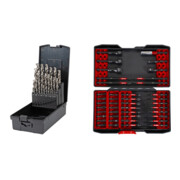 Set STIER Spiralbohrer-Set HSS-Co5 25tlg + Torsions-Bitsatz 42tlg
