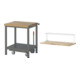 Set STIER Werkbank Premium mit abs. Fahrgestell BxTxH 750x700x880mm + Ablage...