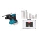 Set Makita Akku-Bohrhammer SDS+ 18V + Stier SDS-Plus Bohrer & Meißelsatz, 17-teilig