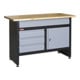 Set STIER Werkbank Basic+ BxTxH 1200x600x840 mm + Klappwerkbank Basic+