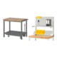 Set STIER Werkbank Premium mit abs. Fahrgestell BxTxH 1000x700x880mm +...