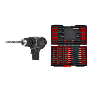 Set STIER Spiralbohrer-Set HSS-G 25tlg + Torsions-Bitsatz 42tlg