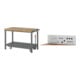 Set STIER Werkbank Premium mit abs. Fahrgestell BxTxH 1250x700x880mm +...