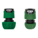 Set STIER Schlauchverbinder Wasserstop 16-19mm (5/8-3/4 Zoll) + Schlauchverbinder Wasserstop 13mm (1/2 Zoll)
